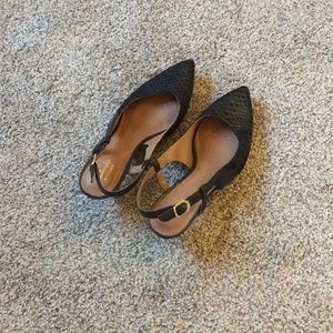 Clarks Artisan Black Kitten Heels